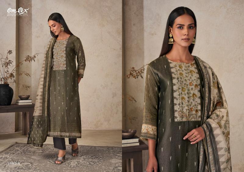 Omtex sameera application for aarvi dress material in wholesale